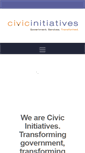 Mobile Screenshot of civicinitiatives.com